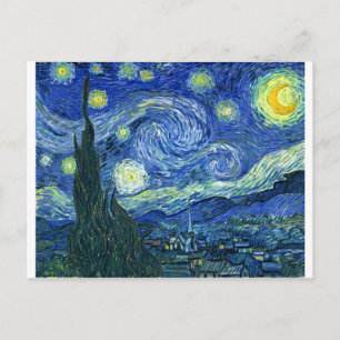The Starry Night - Vincent van Gogh (1889) Postkarte