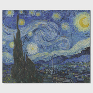 The Starry Night (Vincent van Gogh) (berühmte Kuns Geschenkpapier