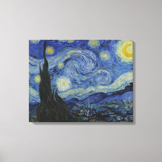 The Starry Night (Vincent van Gogh) (berühmte Kuns Leinwanddruck