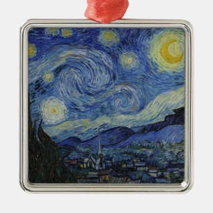 The Starry Night (Vincent van Gogh) (berühmte Kuns Ornament Aus Metall