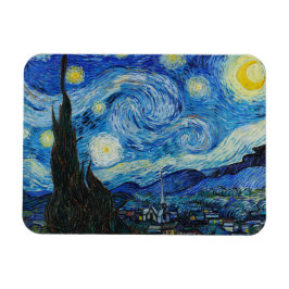 The Starry Night - Vincent Van Gogh Magnet