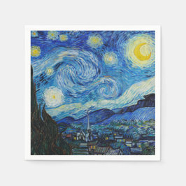 The Starry Night - Vincent Van Gogh Serviette