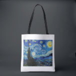 "THE STARRY NIGHT" VON VINCENT VAN GOGH TOTE BAG<br><div class="desc">"THE STARRY NIGHT 1889" VON VINCENT VAN GOGH TOTE BAG</div>