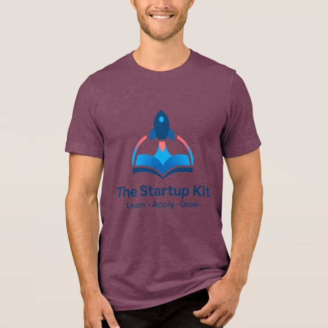 The Startup Kit Founder - Bella+Canvas Men's Tri-Blend Shirt (Vorderseite)