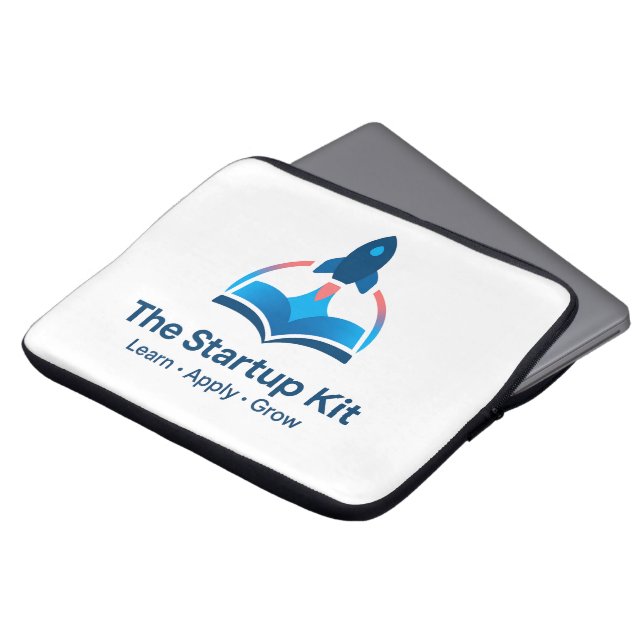 The Startup Kit | Neoprene Laptop Sleeve (13") (Vorne Oben)