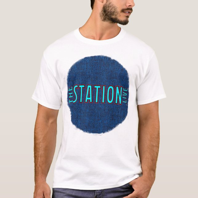 The Station Blue RT Men's Jersey T - Shirt (Vorderseite)