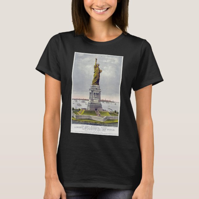 The Statue of Liberty, The Great Bartholdi Statue T-Shirt (Vorderseite)