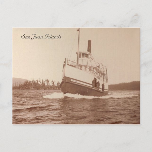 The Steamboat Islander Postkarte (Vorderseite)