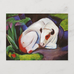 The Steer (The Bull) von Franz Marc Postkarte