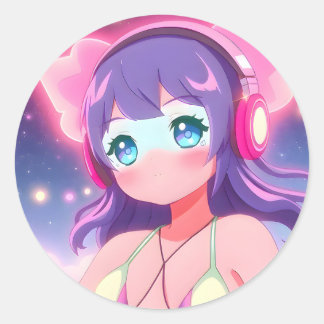 The StellarNut Ayumi Round Sticker #01