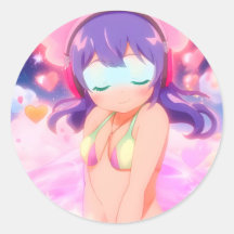 The StellarNut Ayumi Round Sticker #02