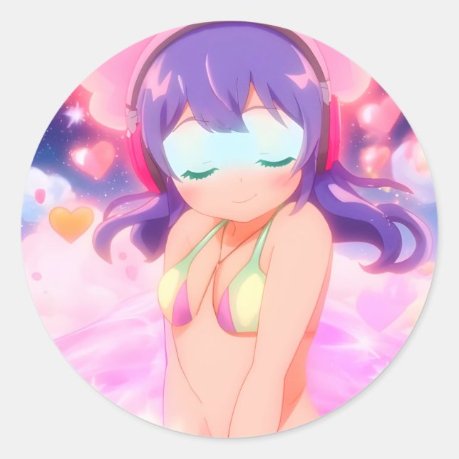 The StellarNut Ayumi Round Sticker #02 (Vorderseite)