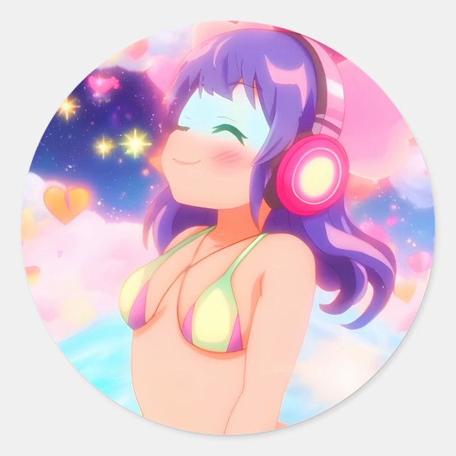The StellarNut Ayumi Round Sticker #05 (Vorderseite)