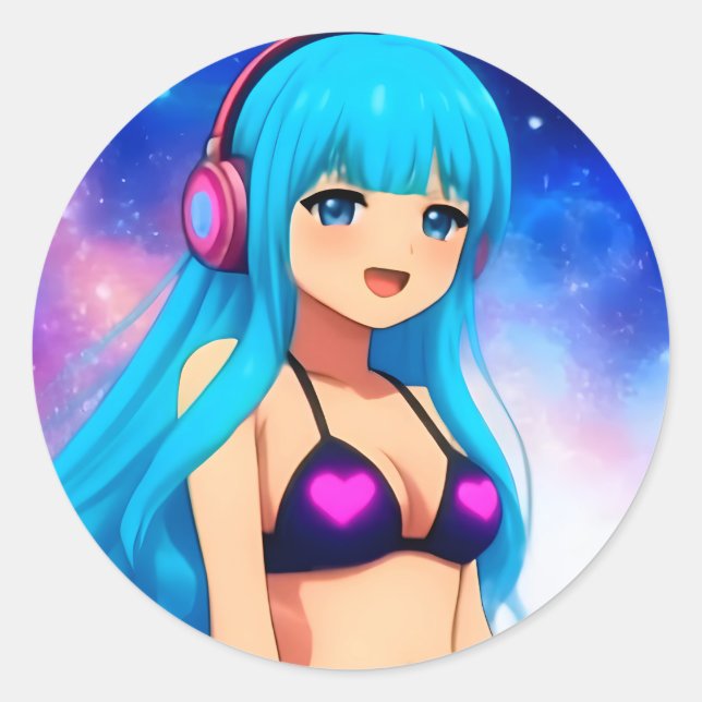 The StellarNut Mizaki Round Sticker #02 (Vorderseite)