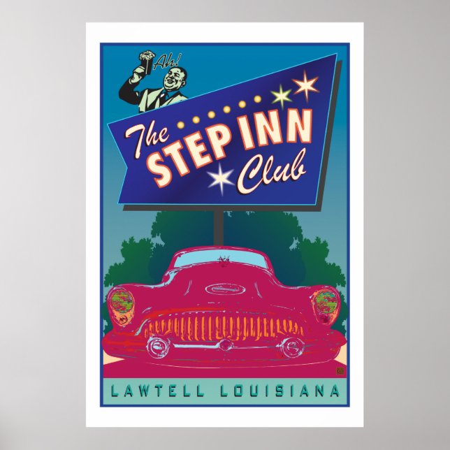 The Step Inn Club Poster (Vorne)