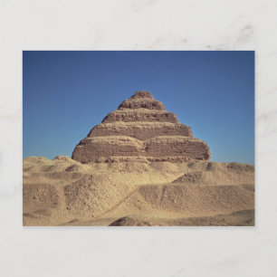 The Step Pyramid of King Djoser, c.2630-2611 v. Ch Postkarte