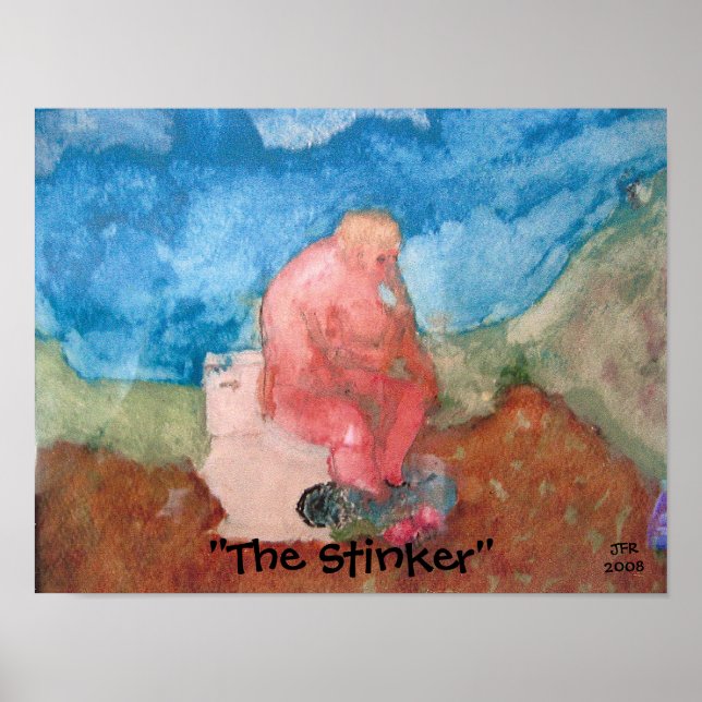 "The Stinker" von JFR— Katiamaria Fotos & Design Poster (Vorne)