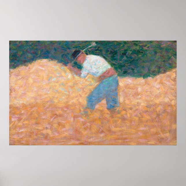 The Stone Breaker - Georges Seurat Kunst - Kunst u Poster (Vorne)