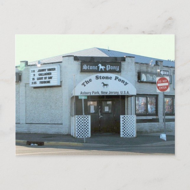 The Stone Pony in Asbury Park, NJ Postkarte (Vorderseite)