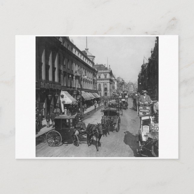 The Strand, 1901 London England, Großbritannien Postkarte (Vorderseite)