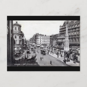 The Strand, London England Vintage auf Deutsch Postkarte