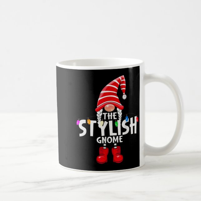 The Stylish Gnome Christmas Matching Pajama  Kaffeetasse (Rechts)