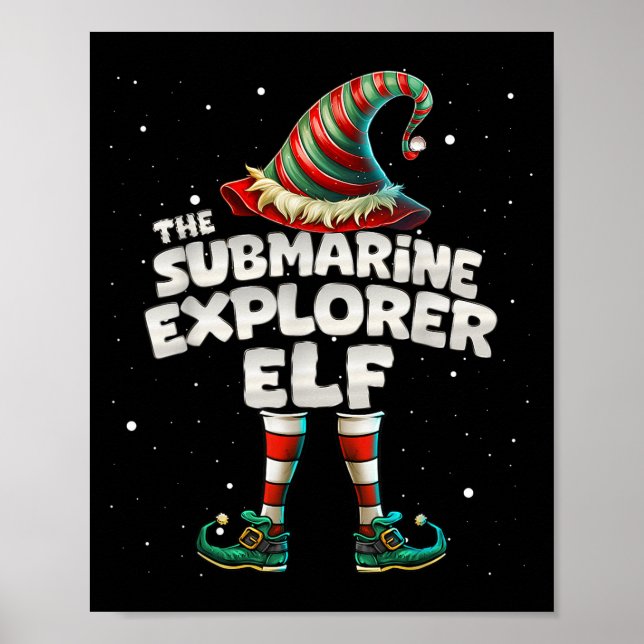 The Submarine Explorer Elf Family Matching Group C Poster (Vorne)