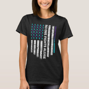 The Suicide Prevention Awareness Week Ribbon Ameri T-Shirt