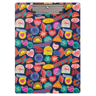 The Suicide Squad Harley Quinn Badge Pattern Klemmbrett