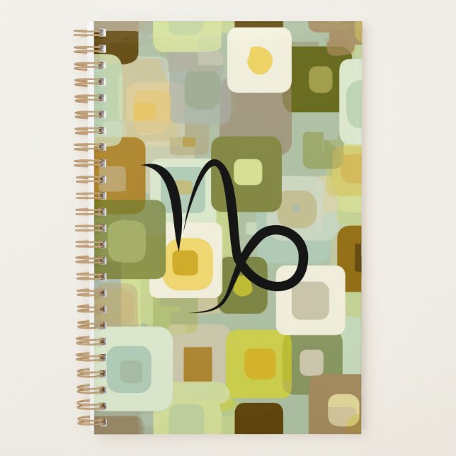 🐐 The Summit Seeker Notebook: Geometric Ambition Planer (Vorderseite)