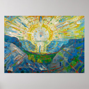 The Sun, 1912 von Edvard Munch Poster