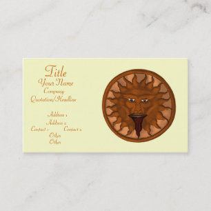 The Sun-Gott (Ra) (Bronze) Visitenkarte