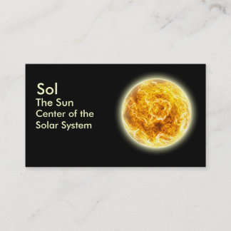 The Suns Visitenkarte