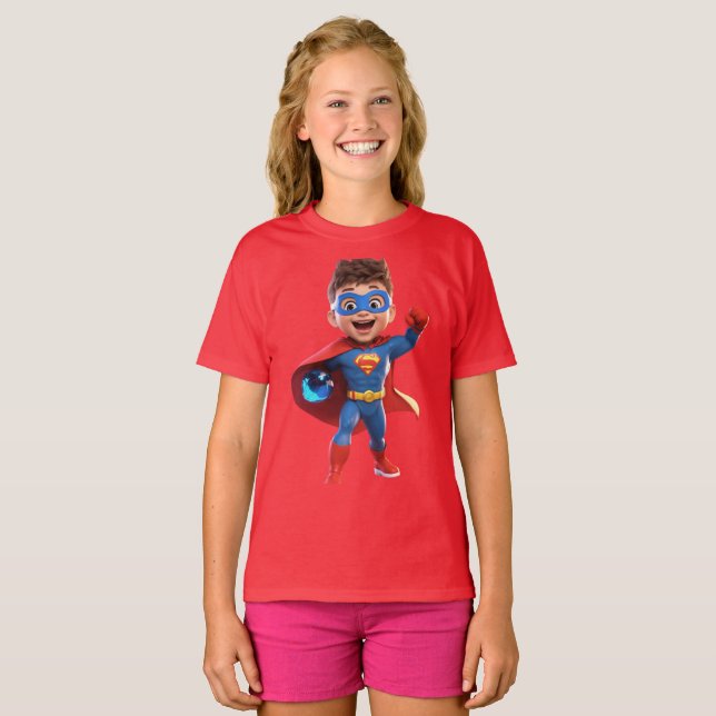 "The Super Genius: Hero of Intelligence" T-Shirt (Vorne ganz)