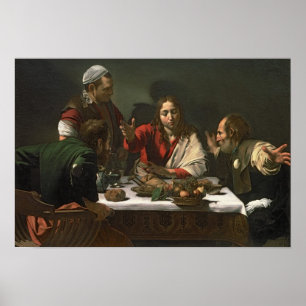 The Supper at Emmaus, 1601 Poster