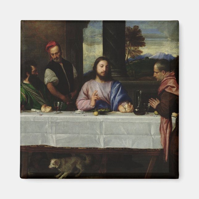 The Supper in Emmaus, c.1535 Magnet (Vorne)