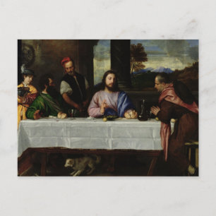 The Supper in Emmaus, c.1535 Postkarte