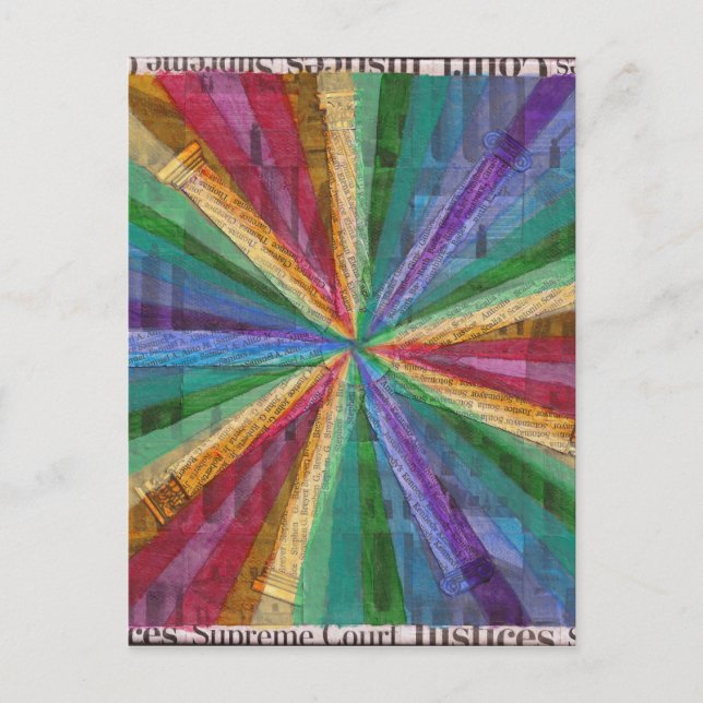 "The Supremes" - Oberster Gerichtshof Postkarte (Vorderseite)