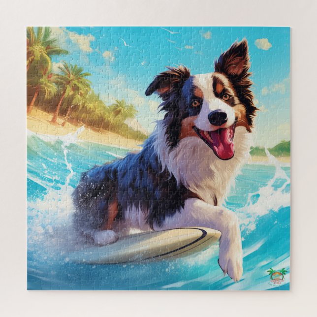 The surfborder Collie - Fang Waves, No Puzzle (Vertikal)