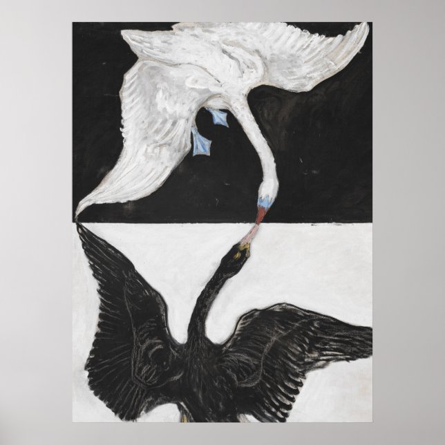 The Swan by Hilma af Klint Art Print Poster (Vorne)