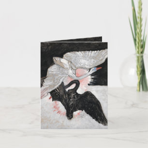 The Swan, Gruppe IX, Nr. 2 von Hilma af Klint Dankeskarte