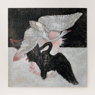 The Swan, Gruppe IX, Nr. 2 von Hilma af Klint Puzzle