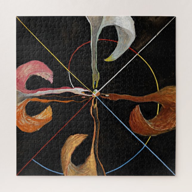 The Swan, Gruppe IX, Nr. 7 von Hilma af Klint Puzzle (Vertikal)
