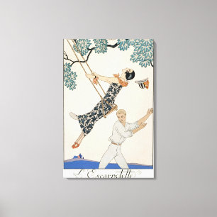 The Swing, 1923 (pochoir print) Leinwanddruck