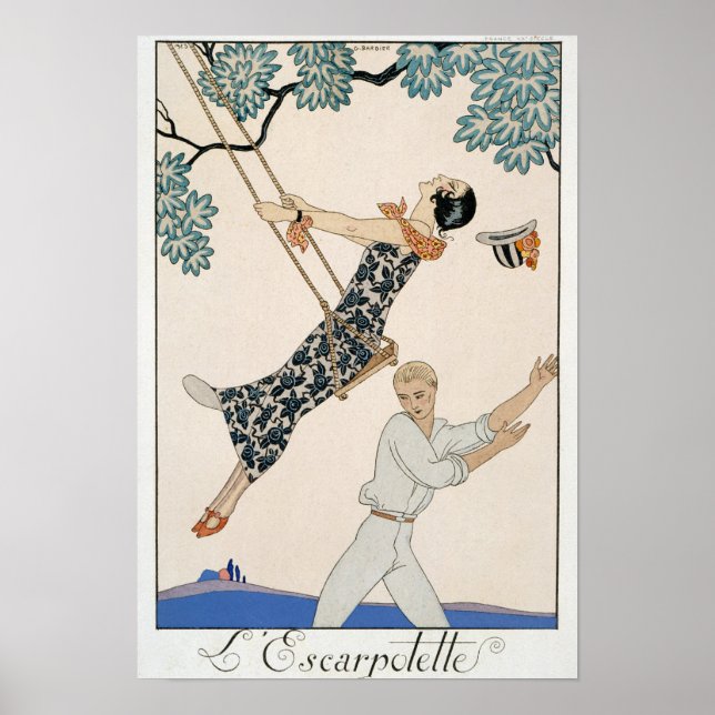 The Swing, 1923 (pochoir print) Poster (Vorne)