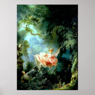 The Swing" von Jean-Honoré Fragonard Poster