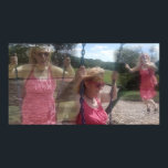 The Swinger - Ken Gage Fotografy Poster<br><div class="desc">Der Swinger. 2013,  Ken Gage. Fotografie. Modell: Marie Gage.</div>