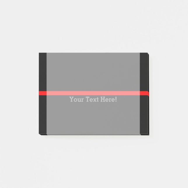 The Symbolic Thin Red Line Personalize This Post-it Klebezettel (Vorderseite)