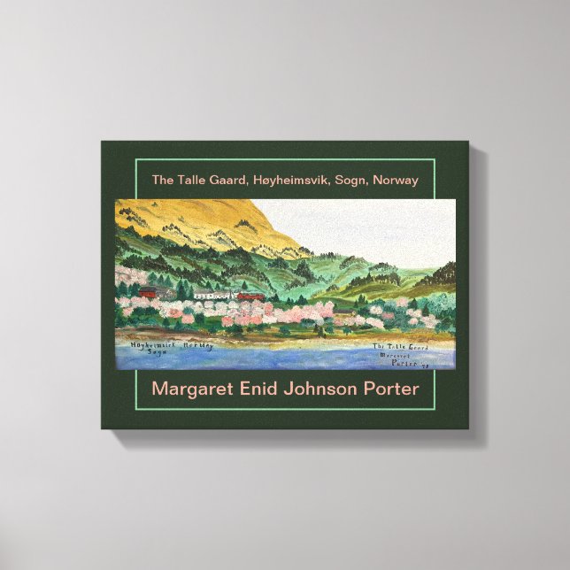 The Talle Gaard (The Talla Farm) '78 MEJP Fine Art Leinwanddruck (Vorderseite)