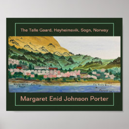 The Talle Gaard (The Talla Farm) '78 MEJP Fine Art Poster